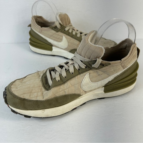 ❤️ Nike Waffle One Premium Rattan Toasty Green Sail Men’s Size 8 Shoes - Picture 4 of 8